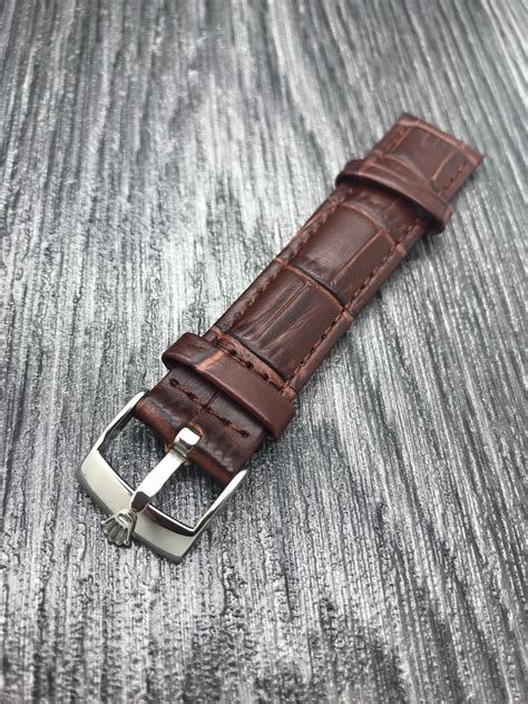 etsy rolex leather strap|Rolex leather strap replacement.